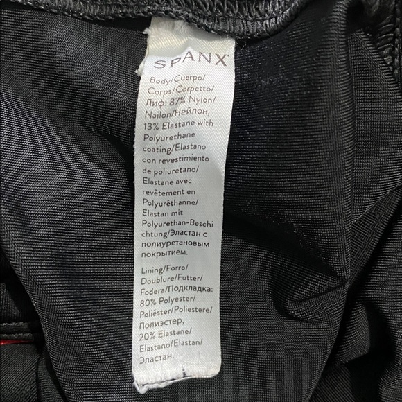 Spanx Black Faux Leather Leggings size XL - Picture 5 of 7